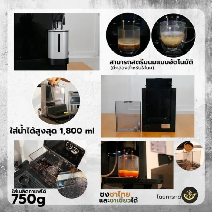 เครื่องชงกาแฟอัตโนมัติ ULKA รุ่น S9 Commercial (สเปกร้านค้า/ออฟฟิศ) - Image 6