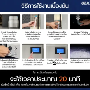 เครื่องทำน้ำแข็ง 500กก