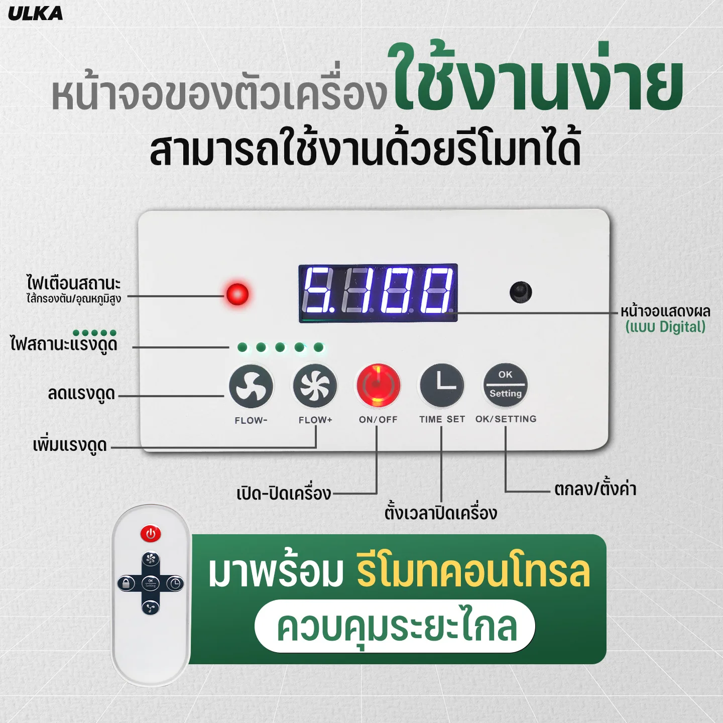ULKA FE451 เครื่องดูดควันอุตสาหกรรม - Image 4