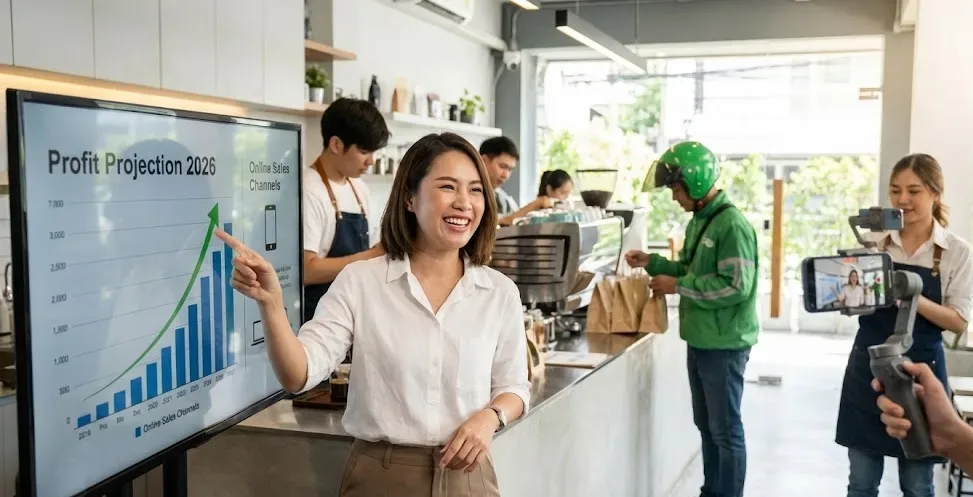 กลยุทธ์สร้างยอดขายออนไลน์ร้านกาแฟ