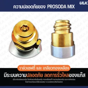 วาล์วทองเหลืองเครื่องทำโซดา