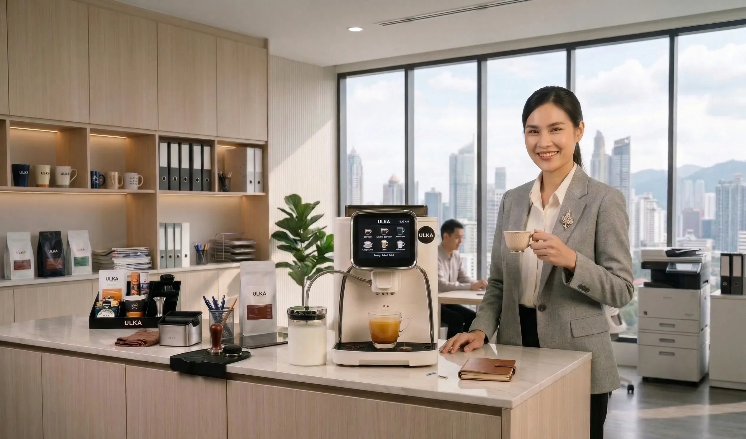 : เครื่องชงกาแฟอัตโนมัติ สวัสดิการพนักงาน ยุคใหม่จาก ULKA