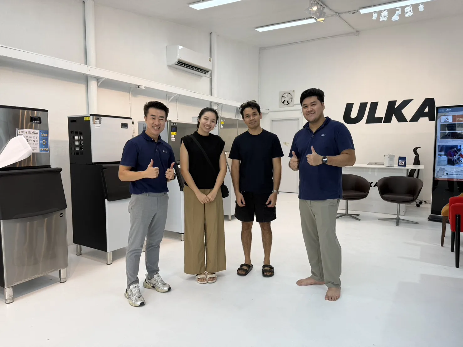บรรยากาศพื้นที่ใหม่ของ ULKA สาขาดอนเมือง