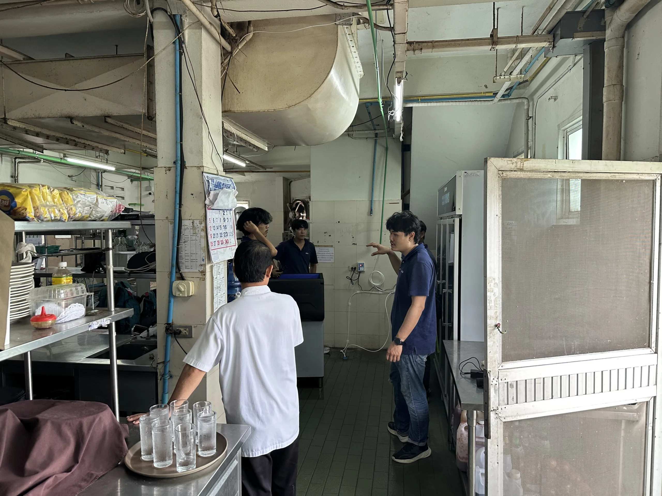 ทีม ULKA สำรวจพื้นที่และอุปกรณ์ภายในหน้างาน