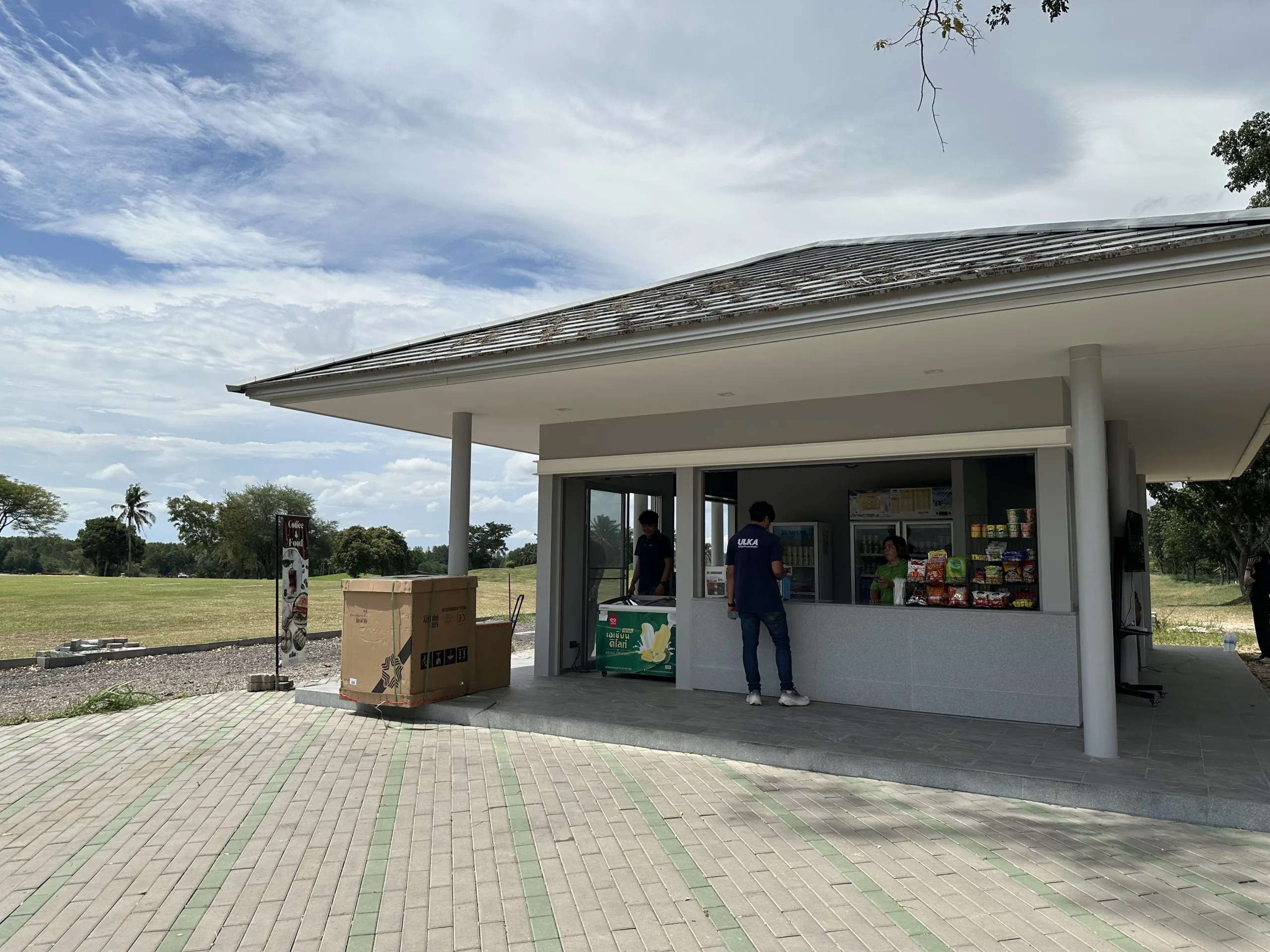 พื้นที่หน้างาน Greenwood Golf Club ชลบุรี