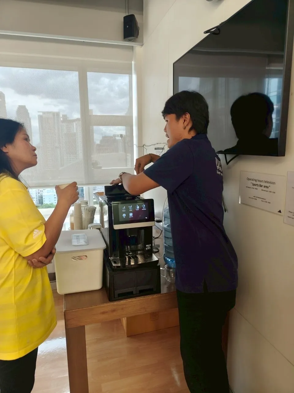 เครื่องชงกาแฟ รุ่น S9COM ที่ Adidas Thailand office ภาพหน้างาน 4
