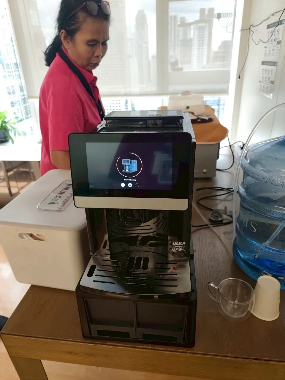 เครื่องชงกาแฟ รุ่น S9COM ที่ Adidas Thailand office ภาพหน้างาน 6