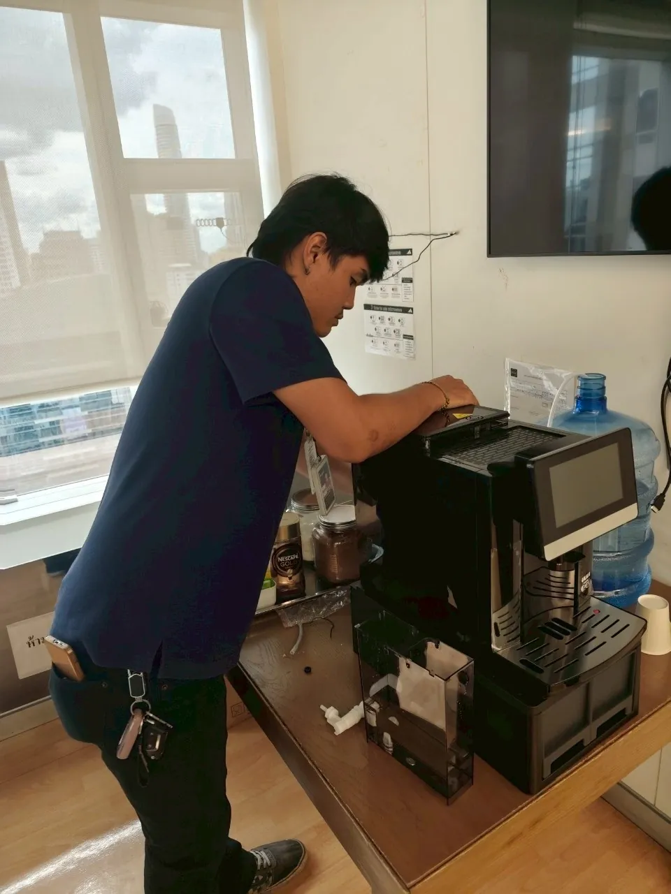 เครื่องชงกาแฟ รุ่น S9COM ที่ Adidas Thailand office