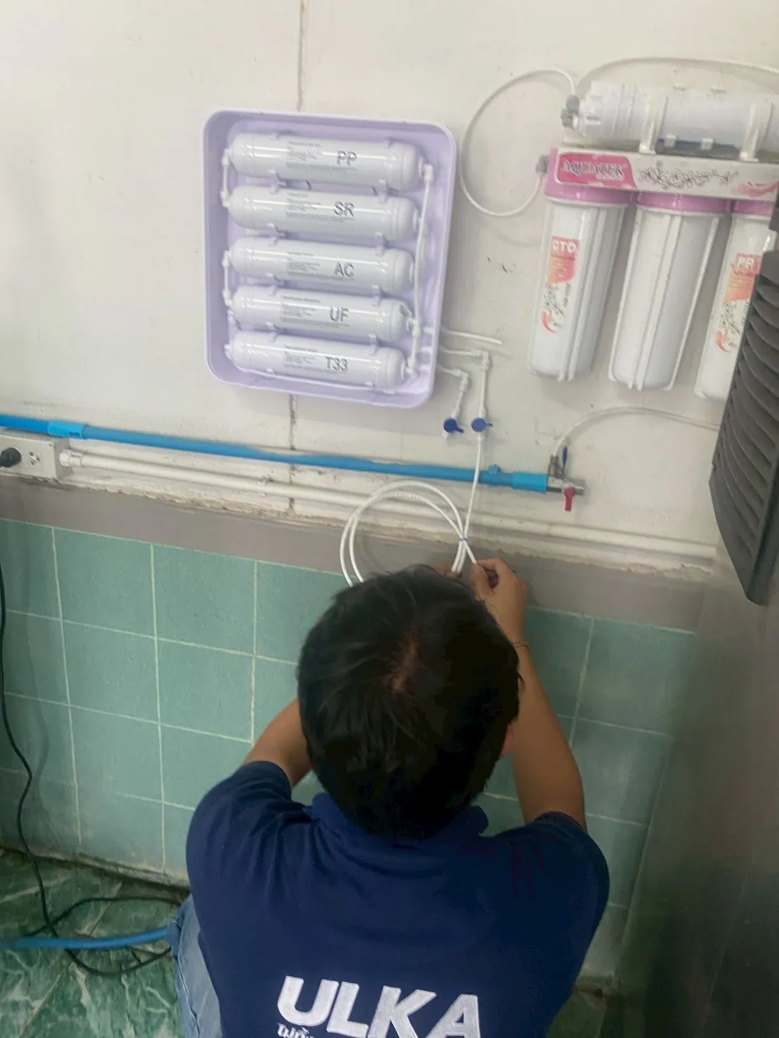 เครื่องทำน้ำแข็ง รุ่น 120F ที่ กองพันทหารช่างที่ 9 ภาพหน้างาน 6