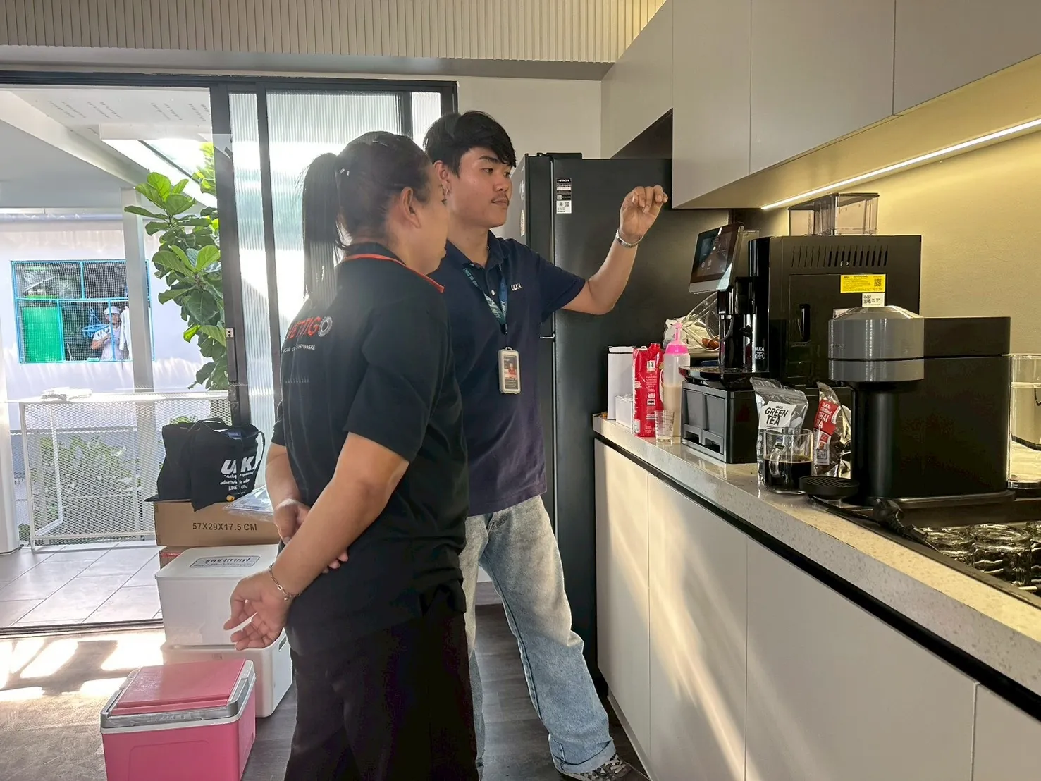 เครื่องชงกาแฟ รุ่น S9C ที่ Premium Mat Co., Ltd. ภาพหน้างาน 3