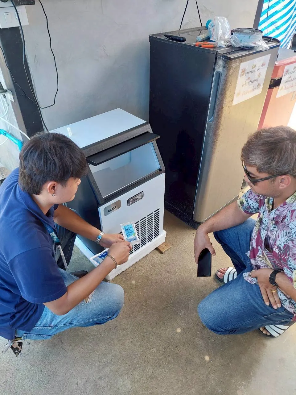 เครื่องทำน้ำแข็ง รุ่น 45F ที่ โกดัง เอสบีออโต้เมชั่น