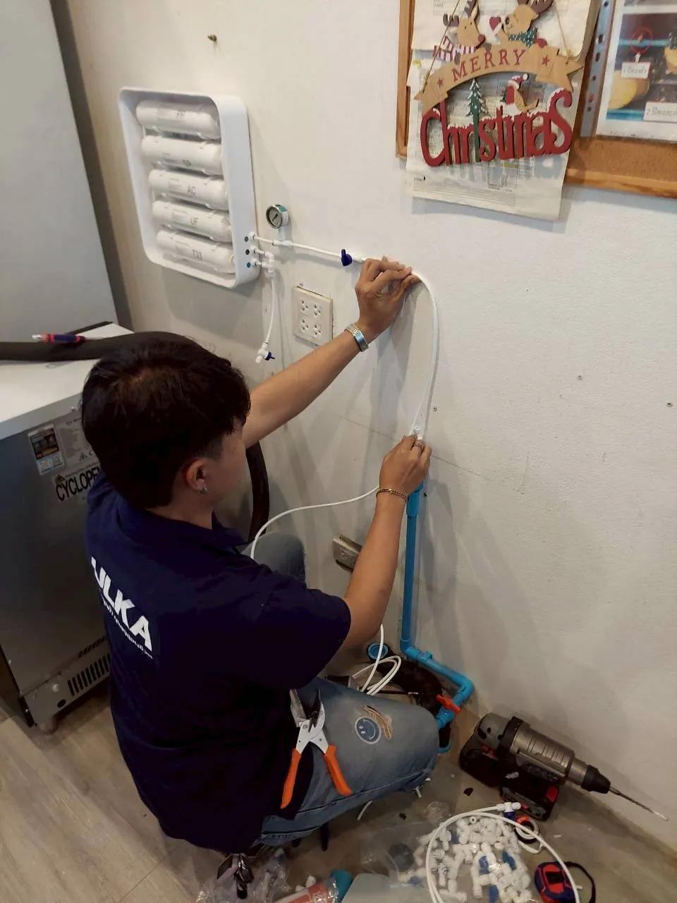 เครื่องทำน้ำแข็ง รุ่น 120F ที่ The Attic ดิ แอตติค ภาพหน้างาน 6
