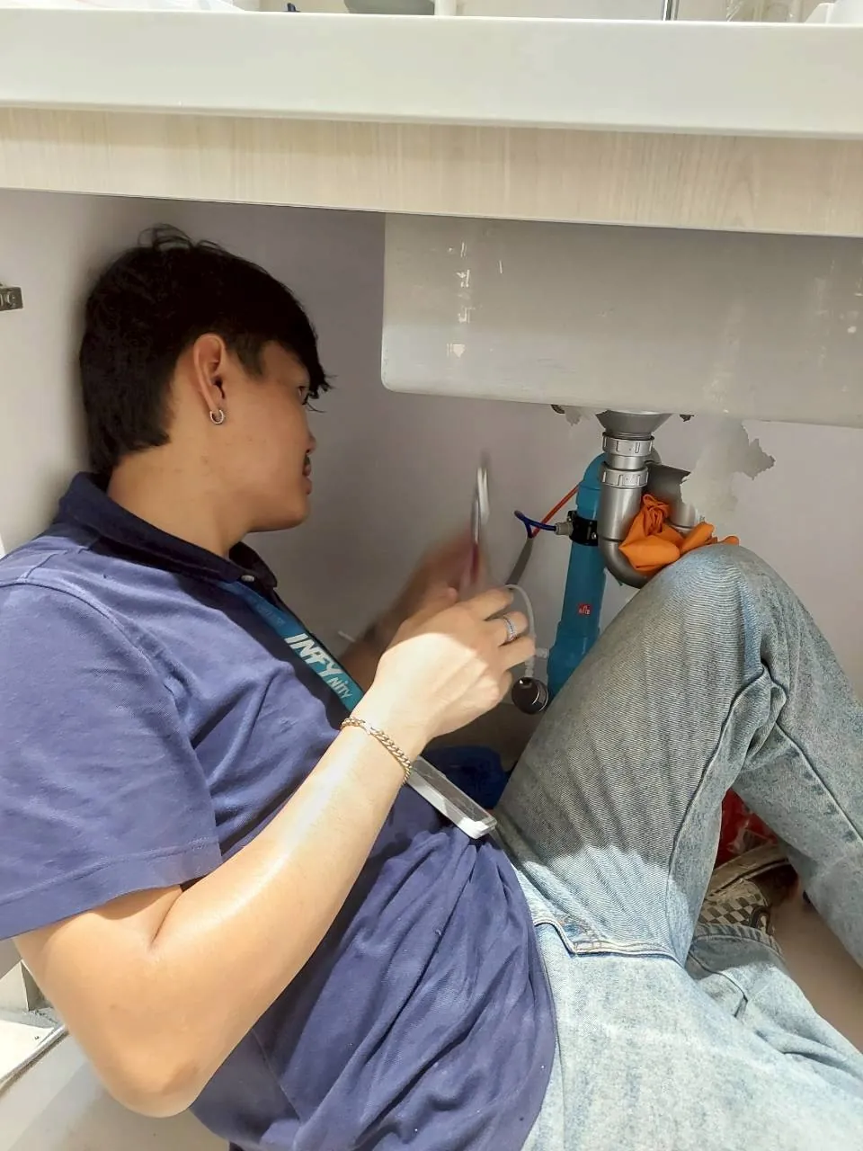 เครื่องทำน้ำแข็ง รุ่น 38F ที่ บริษัท โรงพยาบาลวันเวลา อินเตอร์เนชั่นแนล จำกัด ภาพหน้างาน 3