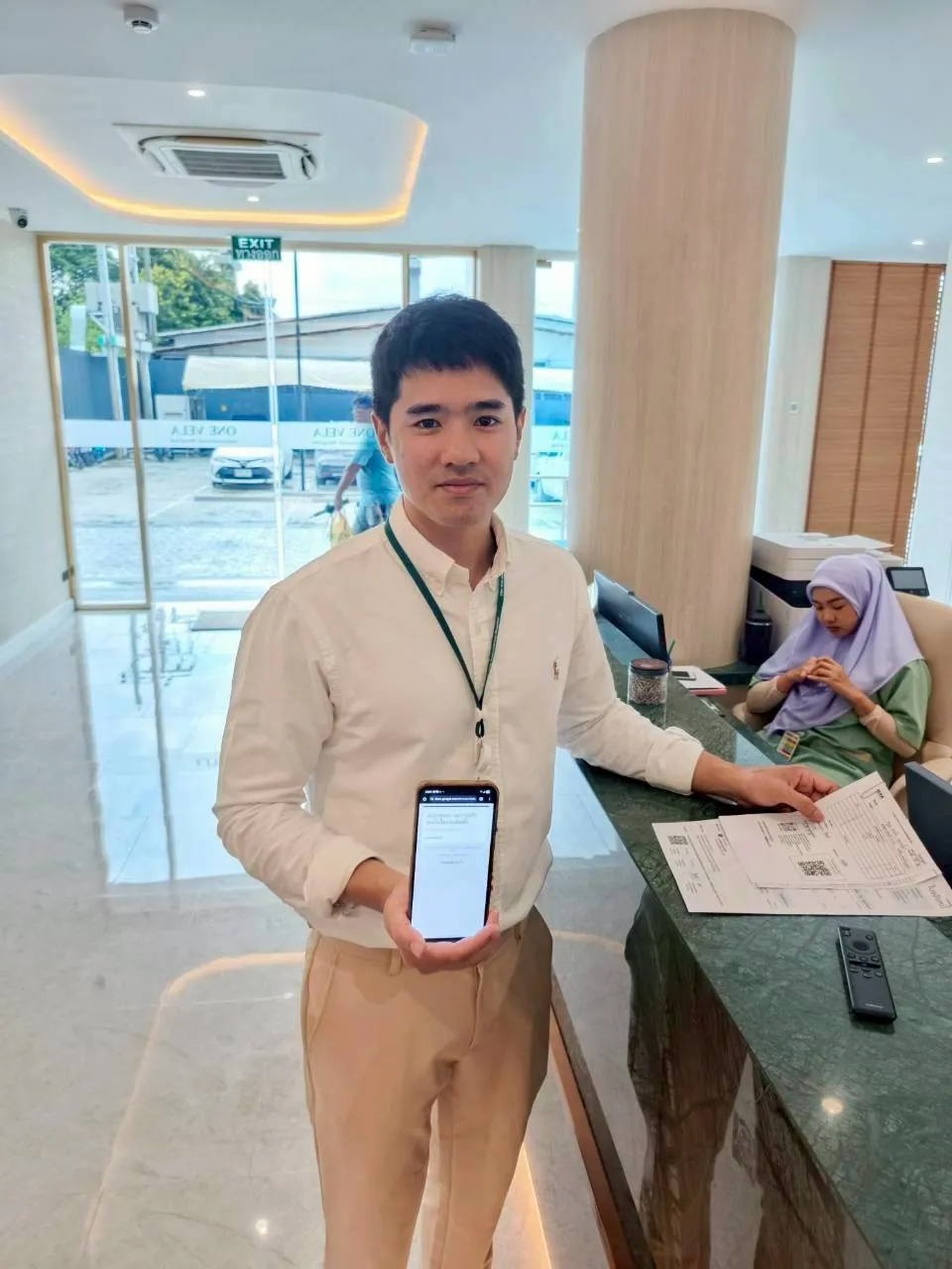 เครื่องทำน้ำแข็ง รุ่น 38F ที่ บริษัท โรงพยาบาลวันเวลา อินเตอร์เนชั่นแนล จำกัด ภาพหน้างาน 5