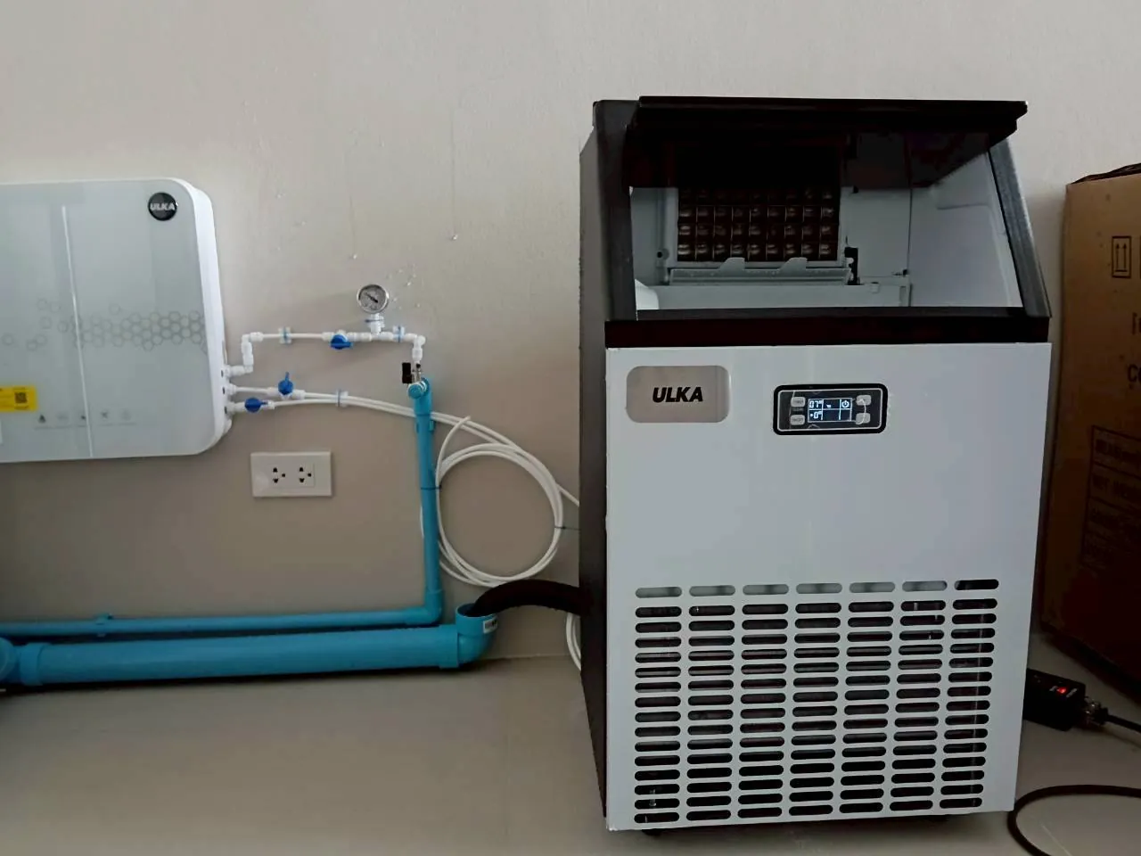 เครื่องทำน้ำแข็ง รุ่น 45F+U5 ที่ หน้างานบางบอน 3
