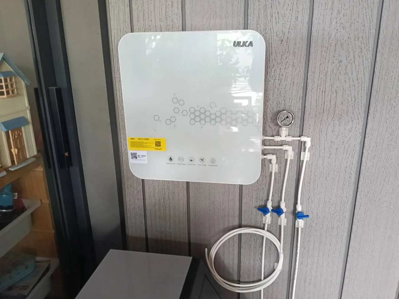เครื่องทำน้ำแข็ง รุ่น 45F+U5 ที่ หน้างานจังหวัดนนทบุรี ภาพหน้างาน 2