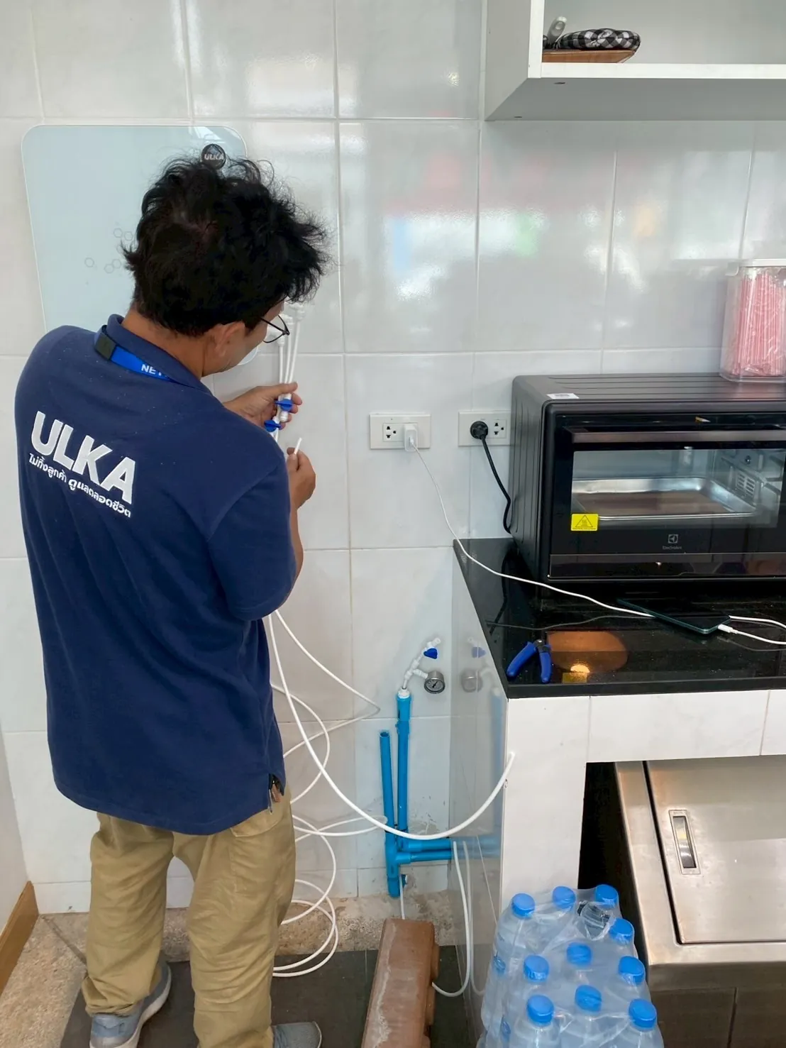 เครื่องทำน้ำแข็ง รุ่น 45F ที่ บริษัท พิธานยูไนเต็ด จำกัด ภาพหน้างาน 3