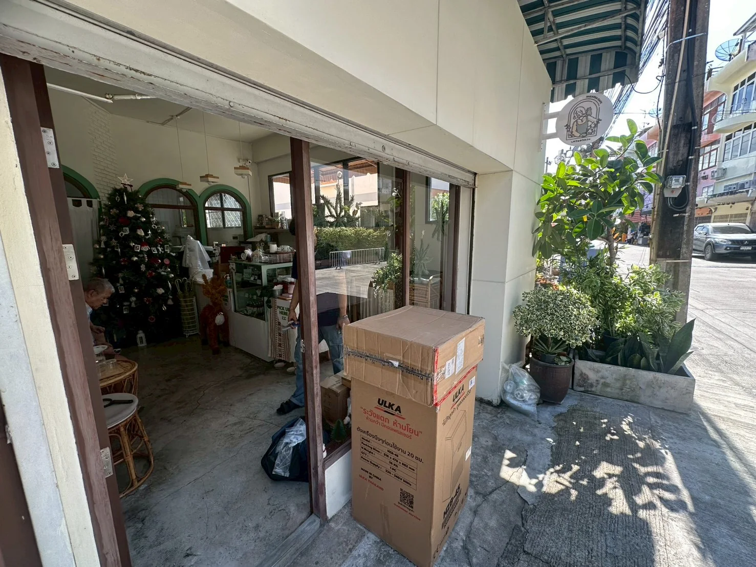 ร้าน Samatea Cafe — ภาพหน้างานติดตั้งเครื่องทำน้ำแข็ง 3