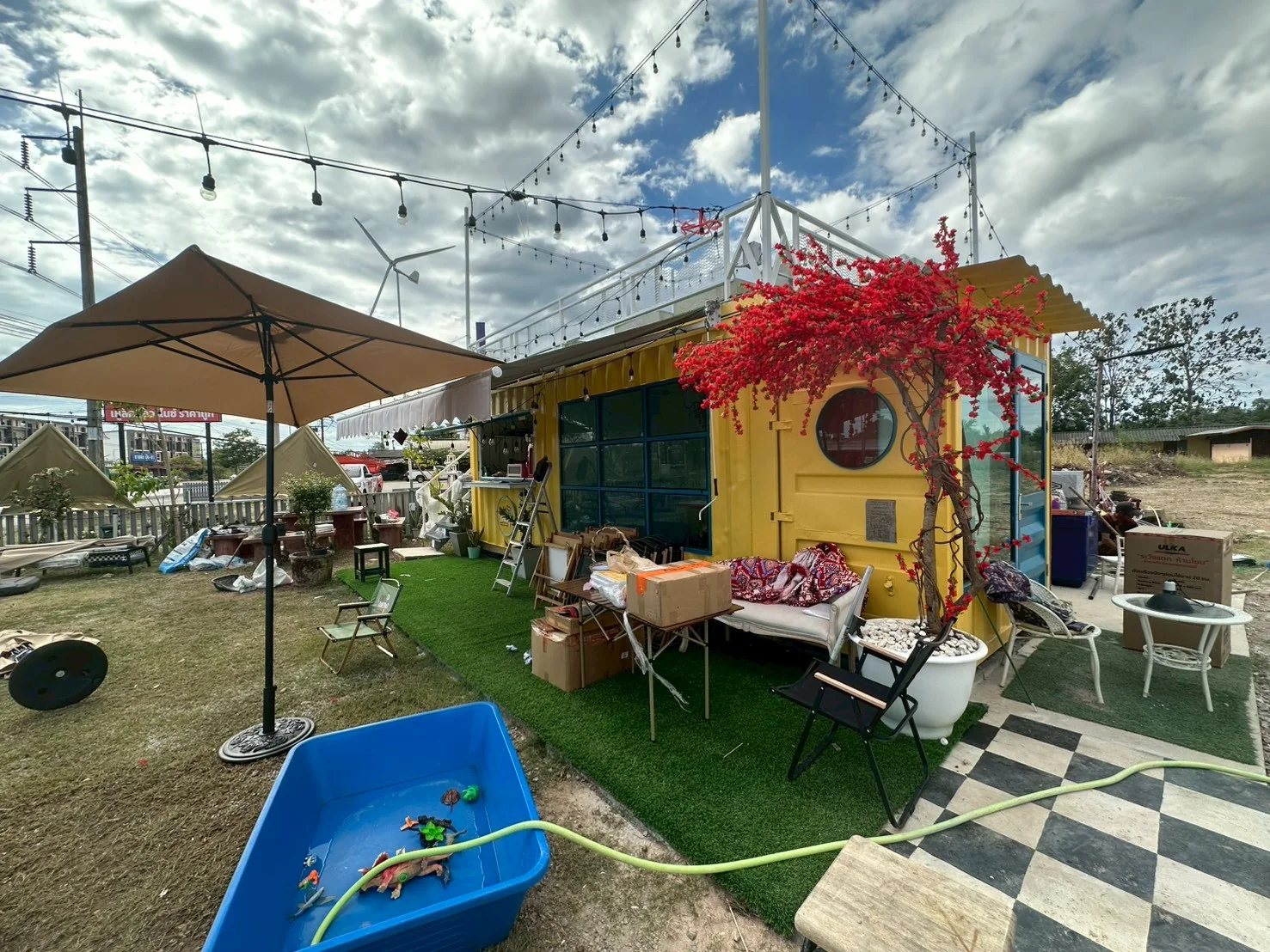Tidlom Klaeng ร้านติดลมแกลง — ภาพหน้างานติดตั้งเครื่องทำน้ำแข็ง 2