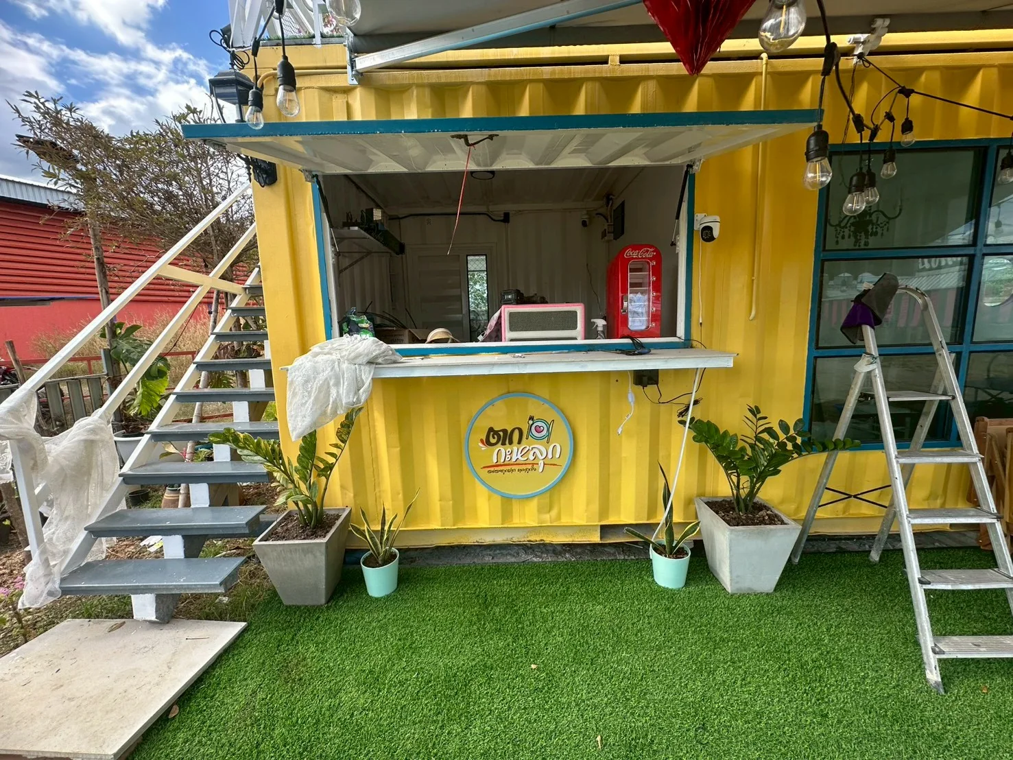 Tidlom Klaeng ร้านติดลมแกลง — ภาพหน้างานติดตั้งเครื่องทำน้ำแข็ง 3