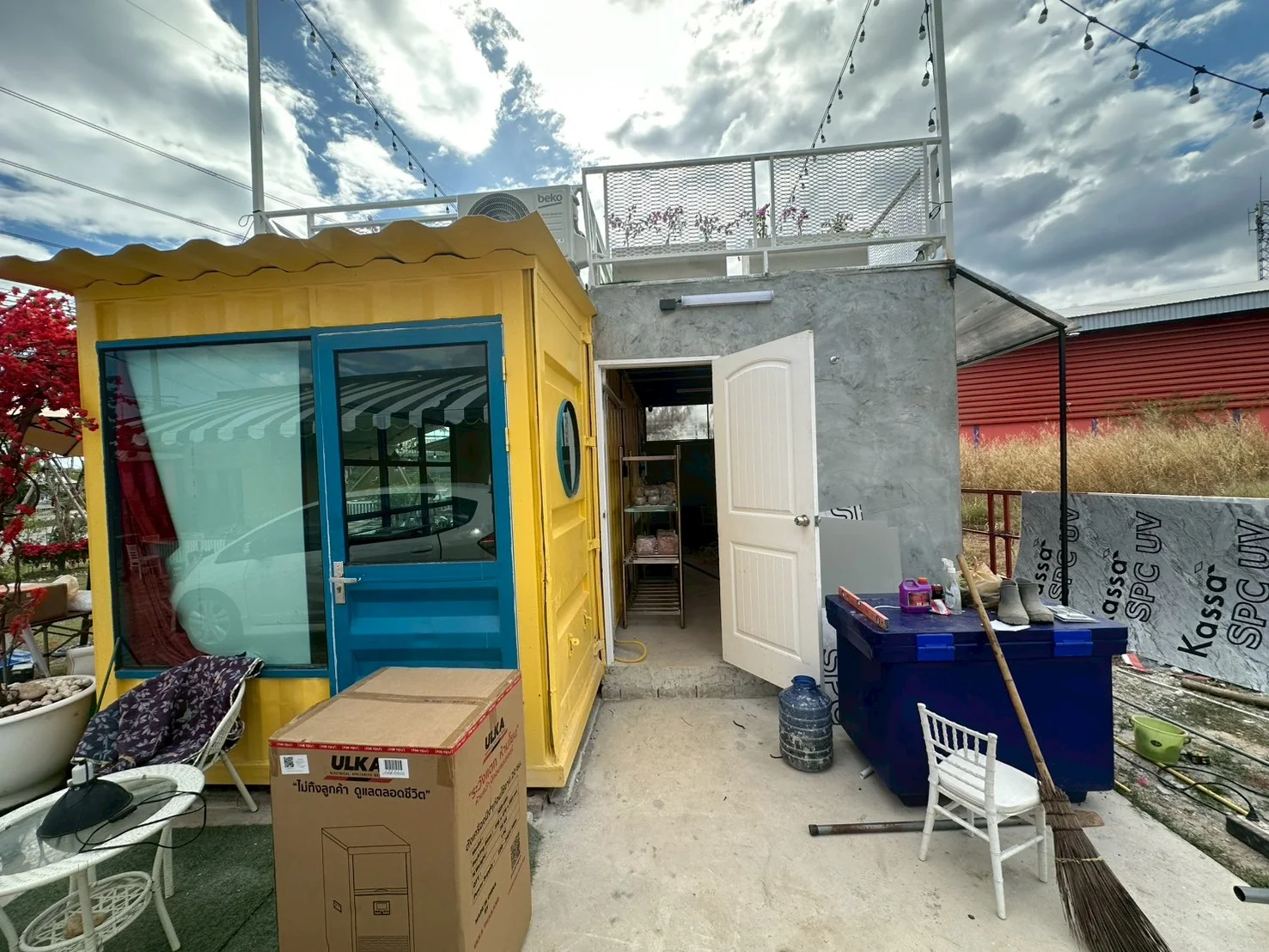 Tidlom Klaeng ร้านติดลมแกลง — ภาพหน้างานติดตั้งเครื่องทำน้ำแข็ง 4